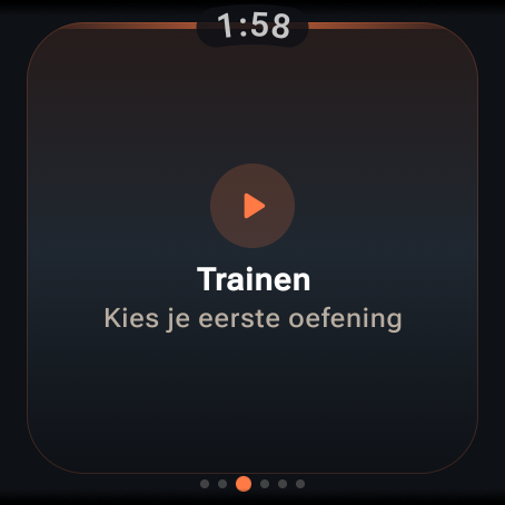 Own the Route op Wear OS, scherm 2 van 11