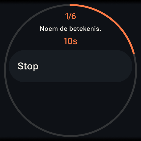 Own the Route op Wear OS, scherm 5 van 11